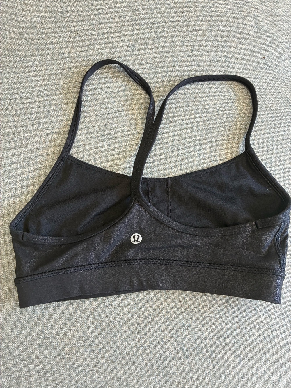 lululemon athletica Black Slim Strappy Sports Bra